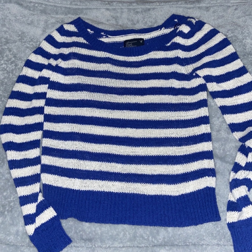 American Eagle striped sweater